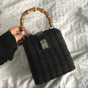 Zara wicker bag